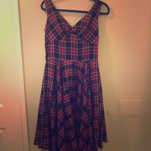 bernie dexter plaid dress